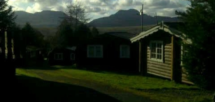 A view of Trawsfynydd Holiday Village the location of Cadair View Lodge's log cabins