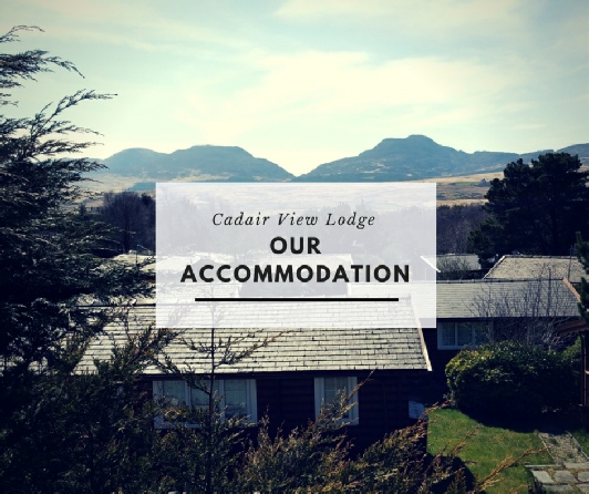 View of the Rhinogydd Mountains from accommodation in Snowdonia